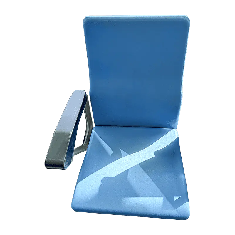 Cadeira de espera para hospital médico com porta-copos integrado